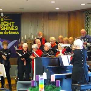 BUC choir performing on stage at BUC