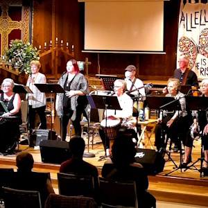 Tarnished Angels band performing at BUC